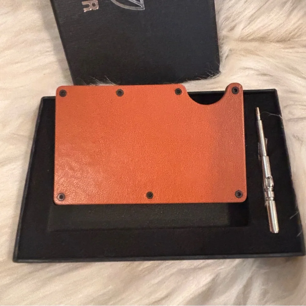Slim Aluminum Wallet Holder, RFID Blocking Credit Card Case